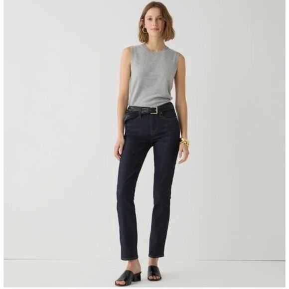J. Crew 10" Vintage Slim Straight Jeans in Rinse Wash Size 32 - Picture 1 of 7